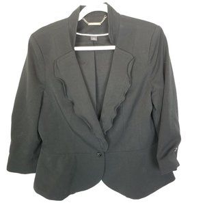 White House Black Market Black Tailored Blazer